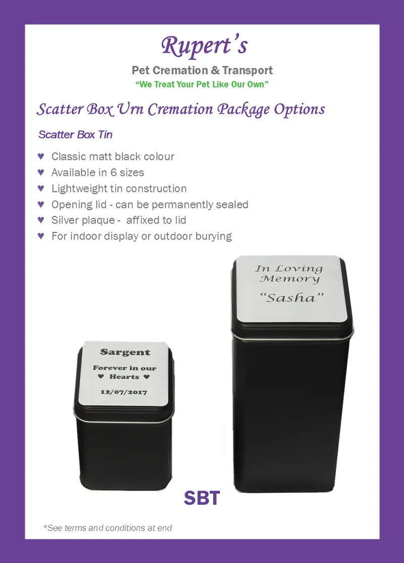 Rupert's Pet Cremation client booklet page 8