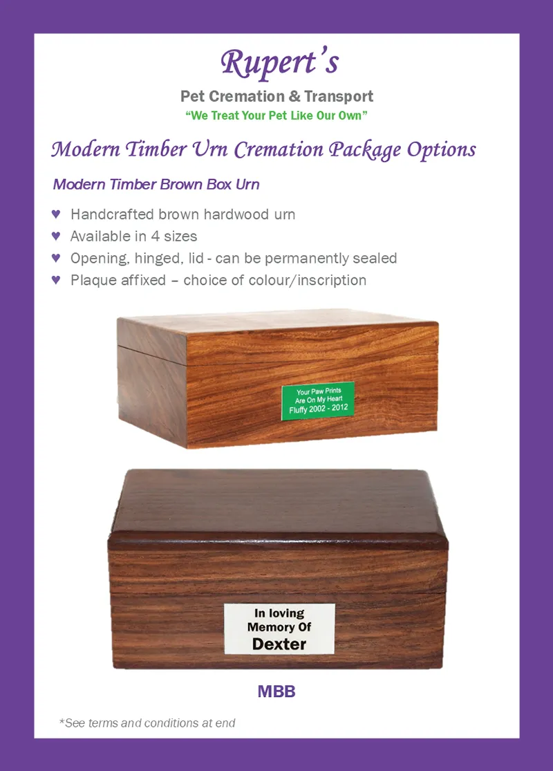 Rupert's Pet Cremation client booklet page 13