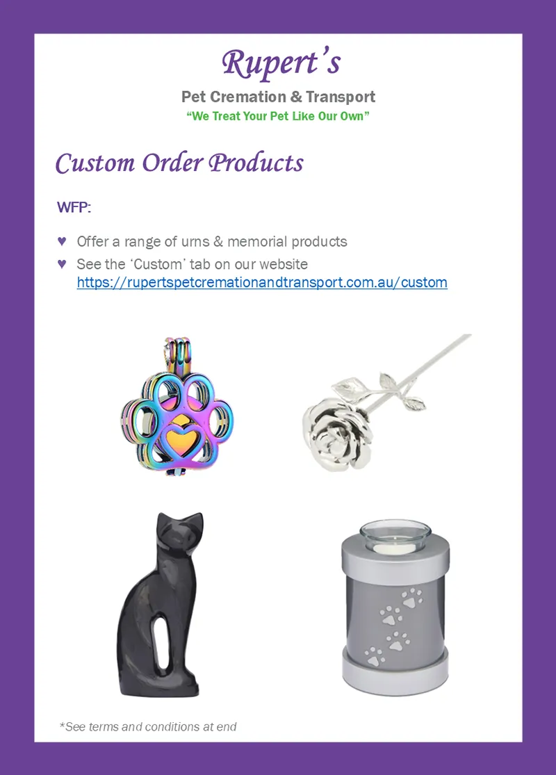 Rupert's Pet Cremation client booklet page 32