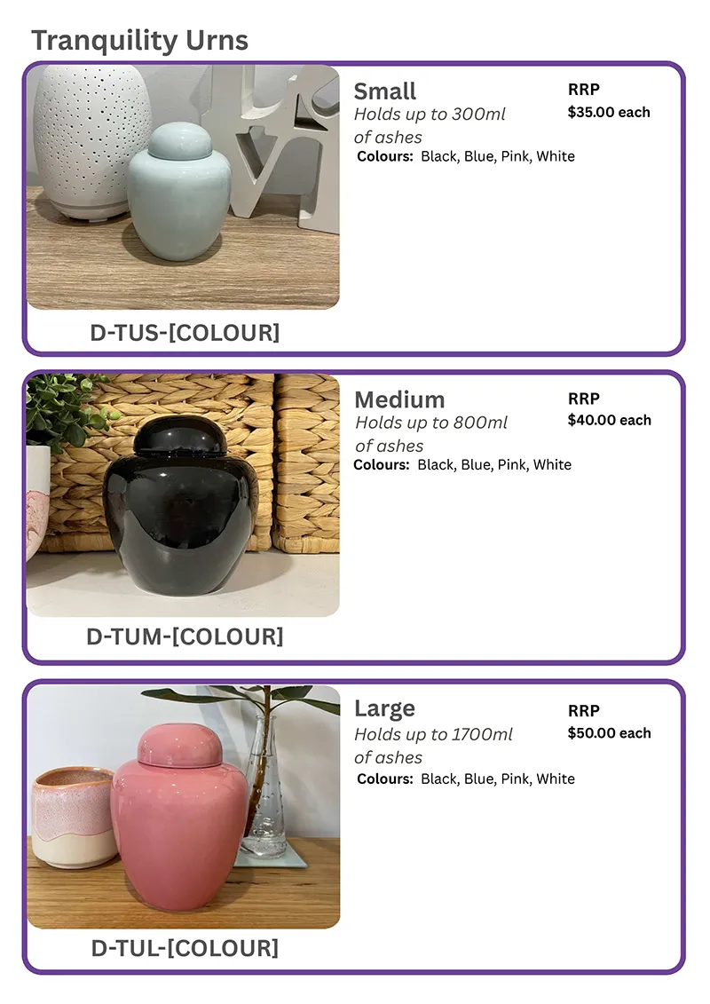 Rupert’s Pet Cremation Talking Stones customised products page 27