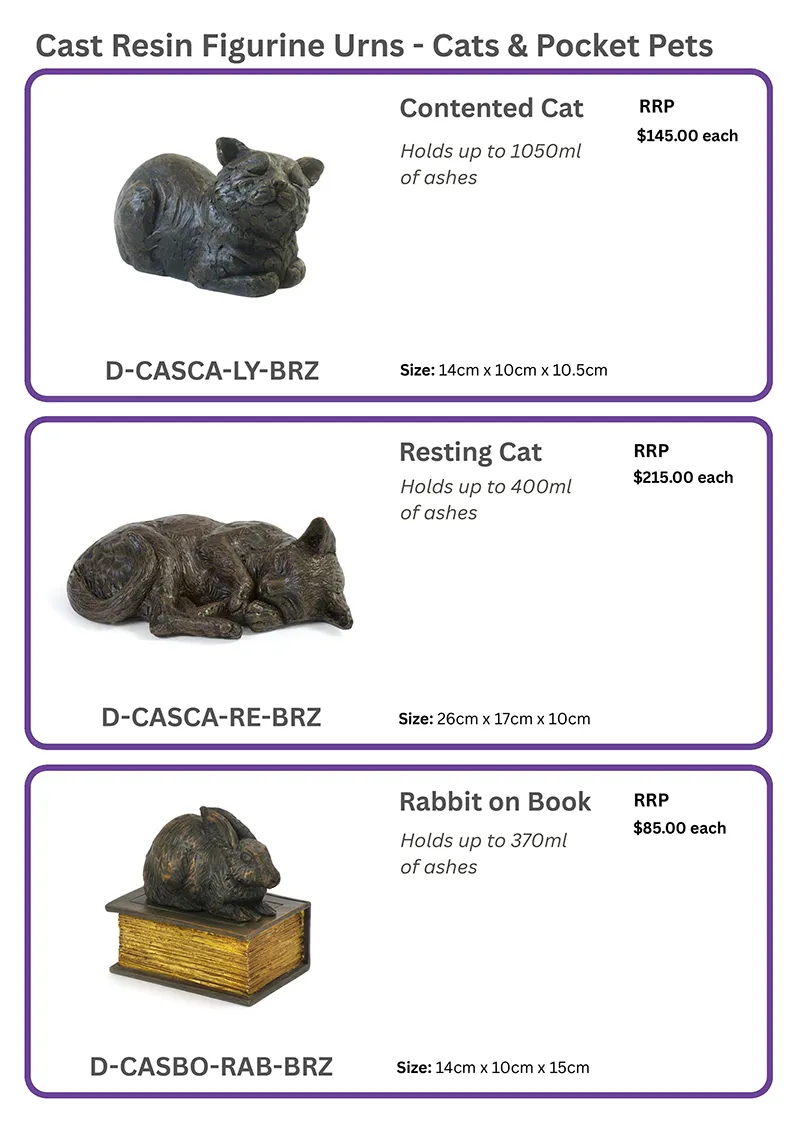 Rupert’s Pet Cremation Talking Stones customised products page 35
