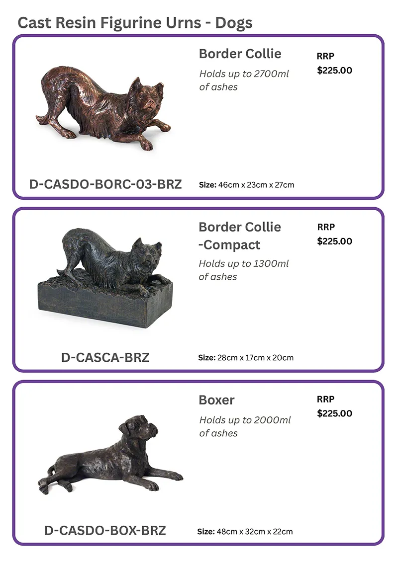 Rupert’s Pet Cremation Talking Stones customised products page 37
