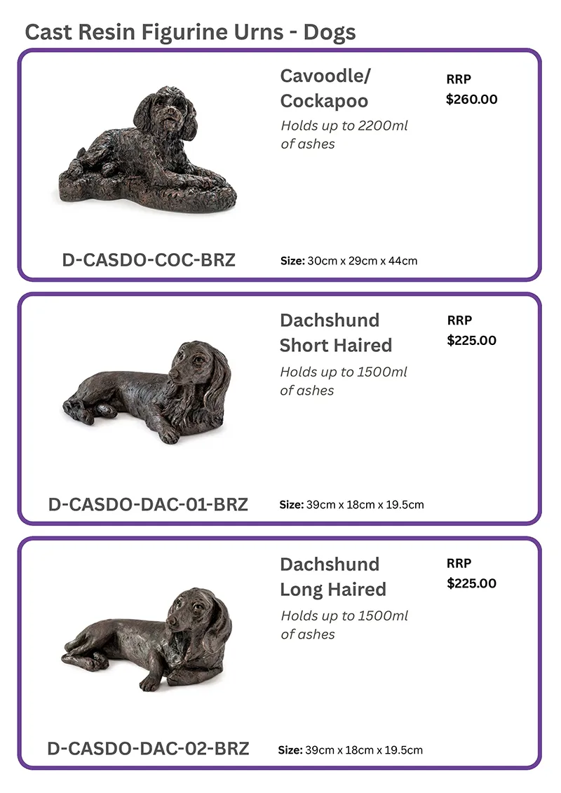 Rupert’s Pet Cremation Talking Stones customised products page 39